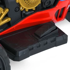 Детский мотоцикл на аккумуляторе M 6220 ELR-3-4 красно-синий, два мотора фото 18