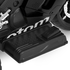 Детский мотоцикл электрический M 6265 EL-2 черный, мягкие EVA колеса фото 86