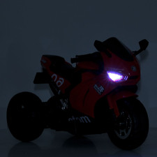 Мотоцикл для детей M 6265 EL-3 красный, мягкие EVA колеса фото 63