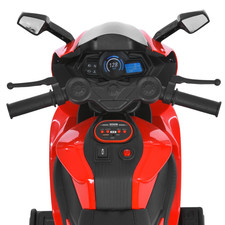 Мотоцикл для детей M 6265 EL-3 красный, мягкие EVA колеса фото 71