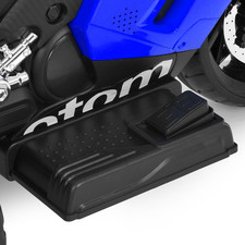 Детский мотоцикл M 6265 EL-4 синий, мягкое сиденье фото 71