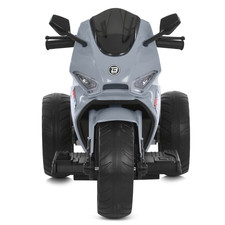 Детский мотоцикл на аккумуляторе M 6265 EL-11 серый, мягкое сиденье фото 14