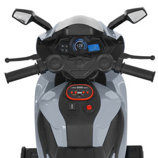 Детский мотоцикл на аккумуляторе M 6265 EL-11 серый, мягкое сиденье фото 71