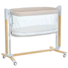 Детская кроватка-манеж El Camino ME 1125-W NOA Beige бежевая