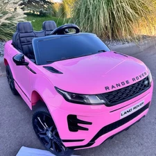 Детский электромобиль джип M 4418 EBLR-8-2 для девочки, Range Rover, темно-розовый фото 14