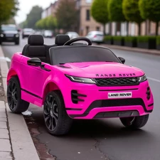 Детский электромобиль джип M 4418 EBLR-8-2 для девочки, Range Rover, темно-розовый фото 16