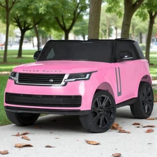 Детский джип на аккумуляторе M 5055 EBLR-8 (4WD), Range Rover, розовый