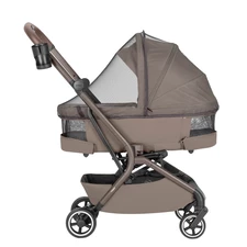 Универсальная коляска 2 в 1 Carrello Magia CRL-6555 Cocoa Beige какао-бежевая фото 37