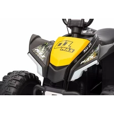 Детский квадроцикл M 6283 EL-3 красный, кожаное сиденье фото 16