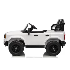 Двухместный детский электромобиль M 6280 EBLR-1 Toyota Land Cruiser, белый фото 18