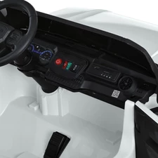 Двухместный детский электромобиль M 6280 EBLR-1 Toyota Land Cruiser, белый фото 22