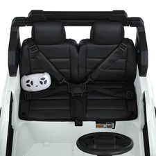 Двухместный детский электромобиль M 6280 EBLR-1 Toyota Land Cruiser, белый фото 28