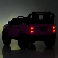 Двухместный детский электромобиль M 6280 EBLR-1 Toyota Land Cruiser, белый фото 63