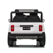 Двухместный детский электромобиль M 6280 EBLR-1 Toyota Land Cruiser, белый фото 86