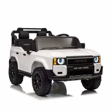 Двухместный детский электромобиль M 6280 EBLR-1 Toyota Land Cruiser, белый фото 92