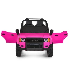 Двухместный детский электромобиль M 6280 EBLR-8 Toyota Land Cruiser, розовый фото 53