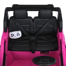 Двухместный детский электромобиль M 6280 EBLR-8 Toyota Land Cruiser, розовый фото 32