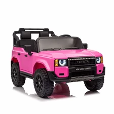 Двухместный детский электромобиль M 6280 EBLR-8 Toyota Land Cruiser, розовый фото 86