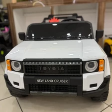 Двухместный детский электромобиль M 6280 EBLR-11 Toyota Land Cruiser, серый фото 14