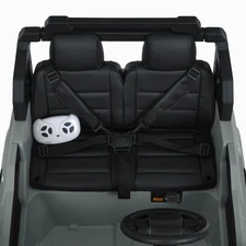 Двухместный детский электромобиль M 6280 EBLR-11 Toyota Land Cruiser, серый фото 11