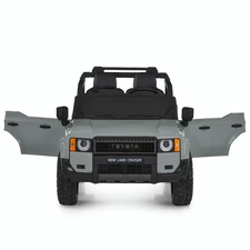 Двухместный детский электромобиль M 6280 EBLR-11 Toyota Land Cruiser, серый фото 54