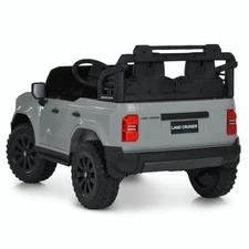 Двухместный детский электромобиль M 6280 EBLR-11 Toyota Land Cruiser, серый фото 63