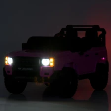 Двухместный детский электромобиль M 6280 EBLR-11 Toyota Land Cruiser, серый фото 71