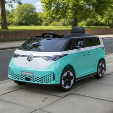 Детская машина M 6281 EBLR-15 Volkswagen ID Buzz бирюзовая, MP3, USB, Bluetooth