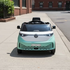 Детская машина M 6281 EBLR-15 Volkswagen ID Buzz бирюзовая, MP3, USB, Bluetooth фото 14