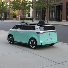 Детская машина M 6281 EBLR-15 Volkswagen ID Buzz бирюзовая, MP3, USB, Bluetooth фото 41