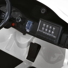 Двухместная детская машина M 6111 AL-6 (24V) Porsche, надувные резиновые колеса, желтая фото 31