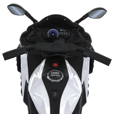 Детский мотоцикл M 6273 EL-1 белый, мягкое сиденье, USB, MP3, Bluetooth фото 86