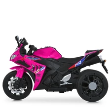 Детский мотоцикл на аккумуляторе M 6273 EL-8 розовый, USB, MP3, Bluetooth фото 54