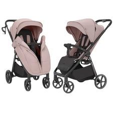 Прогулочная коляска Carrello Bravo Lite CRL-5529 Club Beige кремовая фото 14
