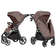 Прогулочная коляска Carrello Bravo SL Deluxe CRL-5520 Pebble Beige коричнево-бежевая фото 14