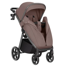 Прогулочная коляска Carrello Bravo SL Deluxe CRL-5520 Pebble Beige коричнево-бежевая купить