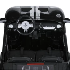 Двухместный детский электромобиль M 6107 EBLR-2 (24V) Ford, четыре мотора, черный фото 31