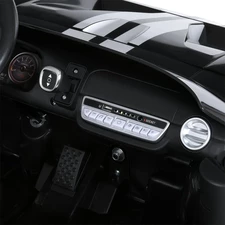 Двухместный детский электромобиль M 6107 EBLR-2 (24V) Ford, четыре мотора, черный фото 18