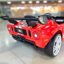 Двухместный детский электромобиль M 6107 EBLR-3 (24V) Ford, четыре мотора, красный фото 54