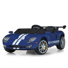 Двухместная детская машина M 6107 EBLR-4 (24V) синяя, Ford GT, четыре мотора фото 53