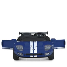 Двухместная детская машина M 6107 EBLR-4 (24V) синяя, Ford GT, четыре мотора фото 15