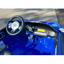 Двухместная детская машина M 6107 EBLR-4 (24V) синяя, Ford GT, четыре мотора фото 92