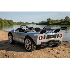 Двухместная детская машина M 6107 EBLR-11 (24V) серая, Ford GT, четыре мотора фото 14