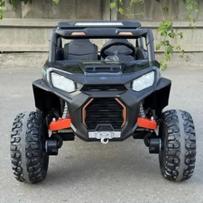 Двухместный детский электромобиль багги M 6278 EBLR-2-15 (24V) черно-бирюзовый, 4 мотора фото 14