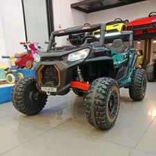 Двухместный детский электромобиль багги M 6278 EBLR-2-15 (24V) черно-бирюзовый, 4 мотора фото 16