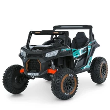 Двухместный детский электромобиль багги M 6278 EBLR-2-15 (24V) черно-бирюзовый, 4 мотора фото 22
