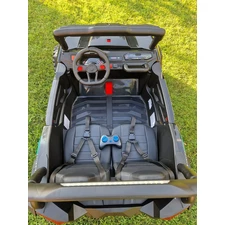 Двухместный детский электромобиль багги M 6278 EBLR-2-15 (24V) черно-бирюзовый, 4 мотора фото 20