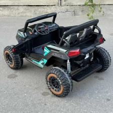 Двухместный детский электромобиль багги M 6278 EBLR-2-15 (24V) черно-бирюзовый, 4 мотора фото 92