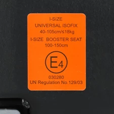 Детское автокресло El Camino i-Free ME 1187 Black черное, i-Size R129, фаза 1,2 (40-150 см) фото 53