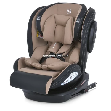 Автокресло El Camino Evolution 2 360º ME 1045 Natural Beige бежевое, группа 0+/1-2-3, isofix, поворот 360º